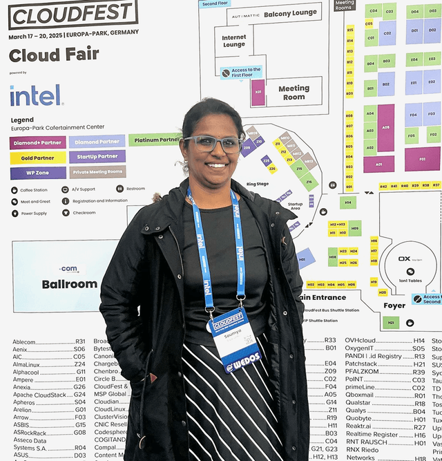 Soumya at CloudFest