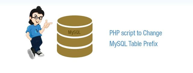 How to Change MySQL Table Prefix with a PHP Script