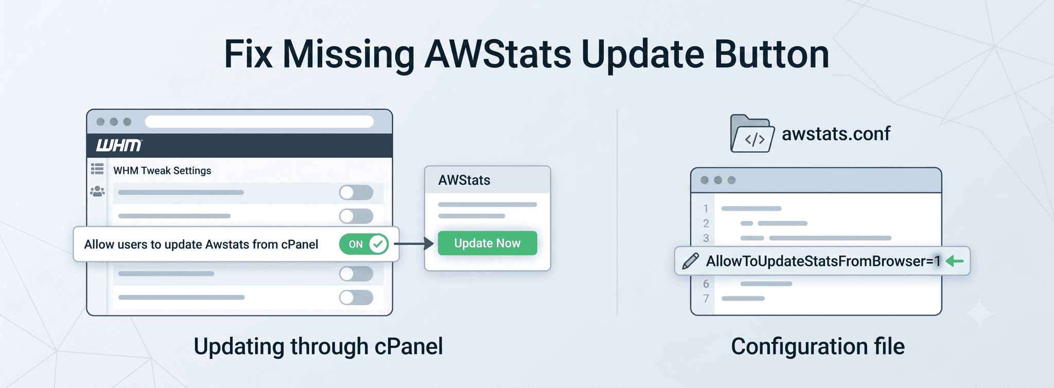 How to Fix the Missing AWStats Update Button in cPanel