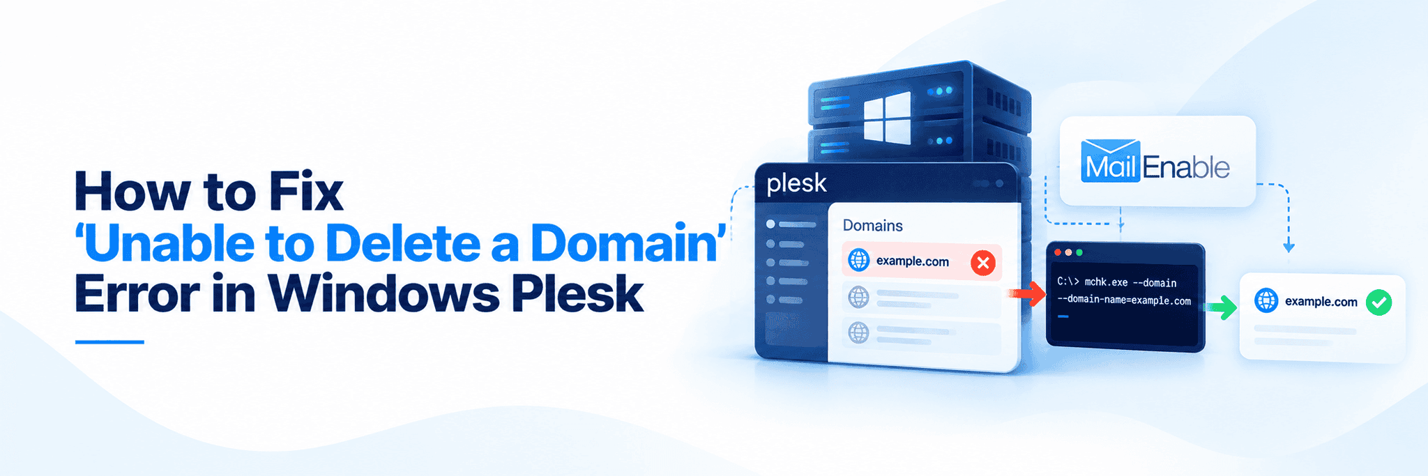 How to Fix 'Unable to Delete a Domain' Error in Windows Plesk