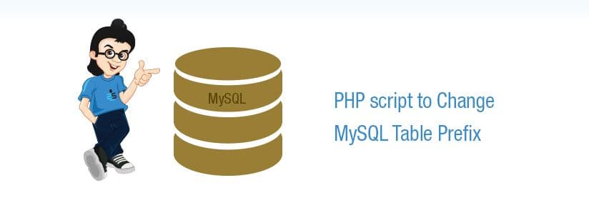 How to Change MySQL Table Prefix with a PHP Script