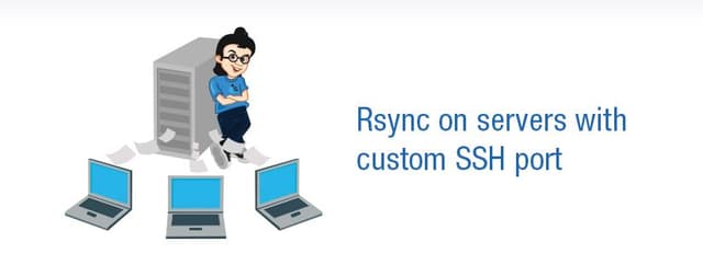 Rsync on servers with custom SSH port