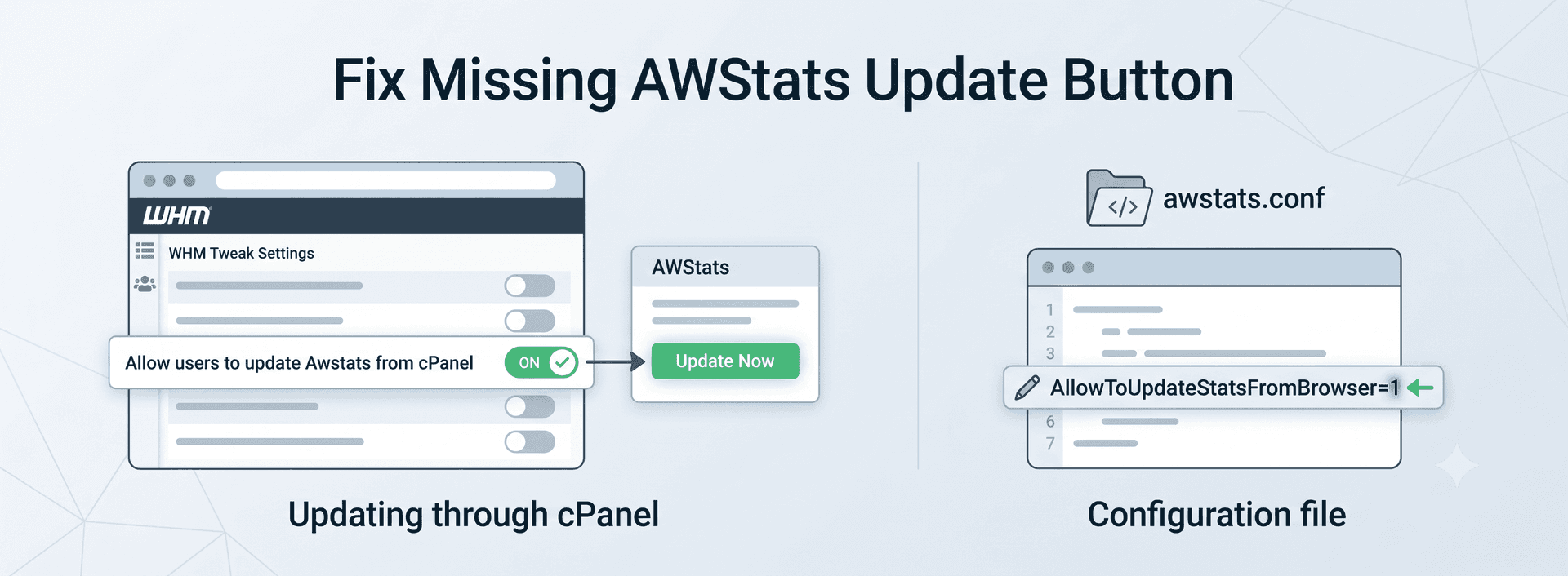 How to Fix the Missing AWStats Update Button in cPanel